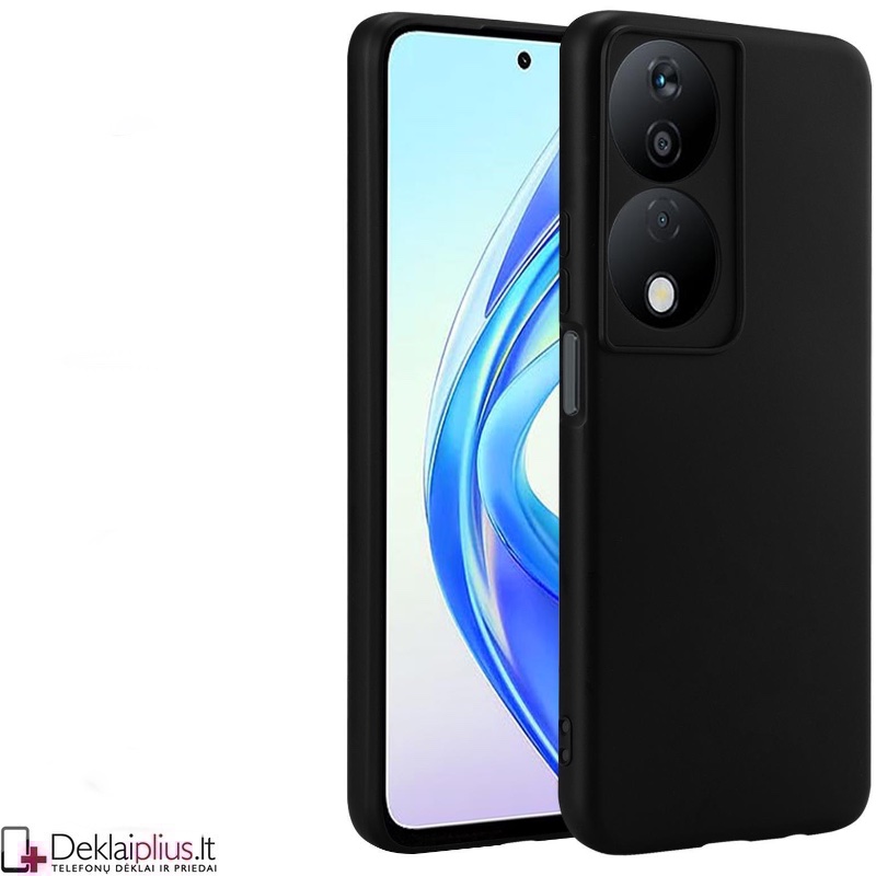 Silikoninis ploniausias dėklas su kameros apsauga - juodas (Huawei Honor X7b/Honor 90 Smart) Silikoninis ploniausias dėklas su kameros apsauga - juodas (Huawei Honor X7b/Honor 90 Smart)